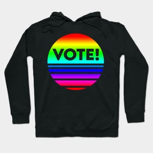 Vote! - Rainbow Pride Hoodie